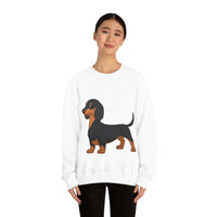 Dachshund Unisex Heavy Blend™ Crewneck Sweatshirt, S - 2XL, 14 Colors, Cotton/Polyester, Medium Fabric, FREE Shipping, Made in USA!!