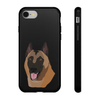 Belgian Malinois Tough Cell Phone Cases, Two Layers, Impact Resistant, Made in USA!!