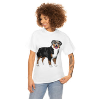 Australian Shepherd Unisex Heavy Cotton Tee, S-5XL, 12 Colors, 100% Cotton, Light Fabric, FREE Shipping, Made in USA!!