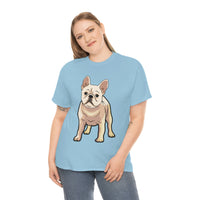 French Bulldog Unisex Heavy Cotton Tee, S - 5XL, 12 Colors, Light Fabric, FREE Shipping, Made in USA!!