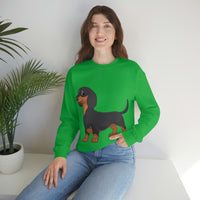 Dachshund Unisex Heavy Blend™ Crewneck Sweatshirt, S - 2XL, 14 Colors, Cotton/Polyester, Medium Fabric, FREE Shipping, Made in USA!!
