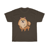 Pomeranian Unisex Heavy Cotton Tee, Made in USA
