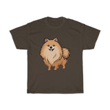 Pomeranian Unisex Heavy Cotton Tee, Made in USA