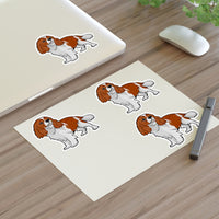 Cavalier King Charles Spaniel Sticker Sheets, 2 Image Sizes, 3 Image Surfaces, Water Resistant Vinyl, FREE Shipping, Made in USA!!