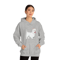 West Highland White Terrier Unisex Heavy Blend™ Hooded Sweatshirt, S - 5XL, Cotton/Polyester, FREE Shipping, Made in USA!!