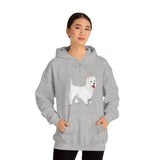 West Highland White Terrier Unisex Heavy Blend™ Hooded Sweatshirt, S - 5XL, Cotton/Polyester, FREE Shipping, Made in USA!!