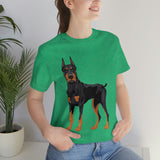 Doberman Pinscher Unisex Jersey Short Sleeve Tee