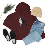 Boston Terrier Unisex Heavy Blend™ Hooded Sweatshirt, S - 5XL, 12 Colors, Cotton/Polyester, FREE Shipping, Made in USA!!