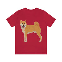 Shiba Inu Unisex Jersey Short Sleeve Tee, S - 3XL, 16 Colors, 100% Cotton, Light Fabric, FREE Shipping, Made in USA!!