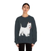 West Highland White Terrier Unisex Heavy Blend™ Crewneck Sweatshirt, S - 5XL, Cotton/Polyester, FREE Shipping, Made in USA!!