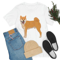 Shiba Inu Unisex Jersey Short Sleeve Tee, S - 3XL, 16 Colors, 100% Cotton, Light Fabric, FREE Shipping, Made in USA!!