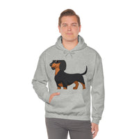 Dachshund Unisex Heavy Blend™ Hooded Sweatshirt, S - 5XL, 13 Colors, Cotton/Polyester, FREE Shipping, Made in USA!!
