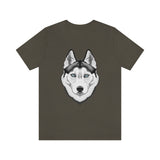 Siberian Husky Unisex Jersey Short Sleeve Tee, 12 Colors, XS-4XL, Light Fabric, FREE Shipping, Made in USA!!