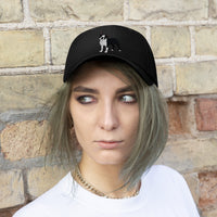 Boston Terrier Unisex Twill Hat, Cotton Twill, Adjustable Velcro Closure, FREE Shipping, Made in USA!!