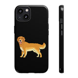 Golden Retriever Cell Phone Cases, Samsung, iPhone, Google, Impact Resistant, Dual Layer for Protection, FREE Shipping, Made in USA!!