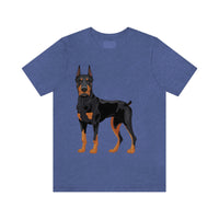 Doberman Pinscher Unisex Jersey Short Sleeve Tee