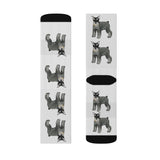 Miniature Schnauzer Sublimation Socks