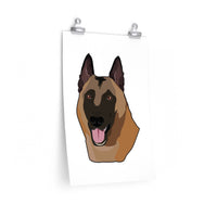 Belgian Malinois Premium Matte vertical posters