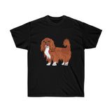 Ruby Cavalier King Charles Spaniel Unisex Ultra Cotton Tee, S - 5XL, 15 Colors, 100% Cotton, FREE Shipping, Made in the USA!!