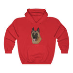 Belgian Malinois Unisex Heavy Blend™ Hooded Sweatshirt