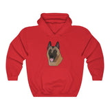 Belgian Malinois Unisex Heavy Blend™ Hooded Sweatshirt