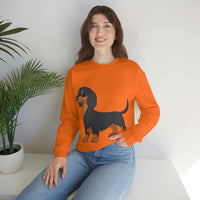 Dachshund Unisex Heavy Blend™ Crewneck Sweatshirt, S - 2XL, 14 Colors, Cotton/Polyester, Medium Fabric, FREE Shipping, Made in USA!!