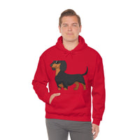 Dachshund Unisex Heavy Blend™ Hooded Sweatshirt, S - 5XL, 13 Colors, Cotton/Polyester, FREE Shipping, Made in USA!!