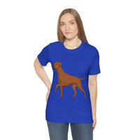 Rhodesian Ridgeback Unisex Jersey Short Sleeve Tee, S - 3XL, 16 Colors, Light Fabric Cotton, FREE Shipping, Made in USA!!