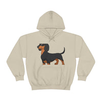 Dachshund Unisex Heavy Blend™ Hooded Sweatshirt, S - 5XL, 13 Colors, Cotton/Polyester, FREE Shipping, Made in USA!!