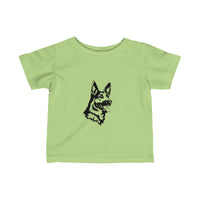 German Shepherd Infant Fine Jersey Tee