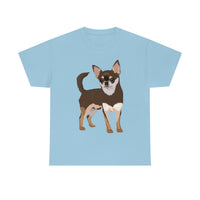 Chihuahua Unisex Heavy Cotton Tee, S - 5XL, 12 Colors, 100% Cotton, Made in the Usa, Free Shipping!!