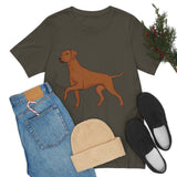Rhodesian Ridgeback Unisex Jersey Short Sleeve Tee, S - 3XL, 16 Colors, Light Fabric Cotton, FREE Shipping, Made in USA!!