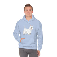 West Highland White Terrier Unisex Heavy Blend™ Hooded Sweatshirt, S - 5XL, Cotton/Polyester, FREE Shipping, Made in USA!!