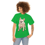 French Bulldog Unisex Heavy Cotton Tee, S - 5XL, 12 Colors, Light Fabric, FREE Shipping, Made in USA!!