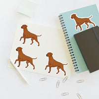 Rhodesian Ridgeback Sticker Sheets, 2 Sizes, Water Resistant Vinyl, Indoor/Outdoor, FREE Shipping, Made in USA!!