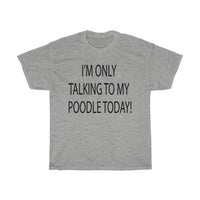 Poodle Unisex Heavy Cotton Tee