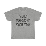 Poodle Unisex Heavy Cotton Tee