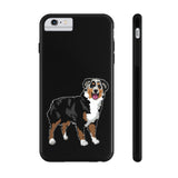 Australian Shepherd Case Mate Tough Cell Phone Cases, Wireless Charging, Extremely Strong Plastic, FREE Shipping, Made in USA!!