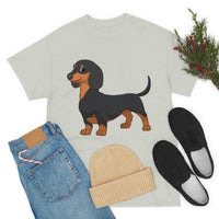 Dachshund Unisex Heavy Cotton Tee, S - 5XL, 12 Colors, Light Fabric, FREE Shipping, Made in USA!!