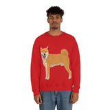 Shiba Inu Unisex Heavy Blend™ Crewneck Sweatshirt, S - 3XL, 6 Colors, Cotton/Polyester, Medium Heavy Fabric, FREE Shipping, Made in USA!!