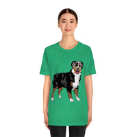 Australian Shepherd Unisex Jersey Short Sleeve Tee, XS-3XL, 14 Colors, Soft Cotton, Light Fabric, FREE Shipping, Made in USA!!