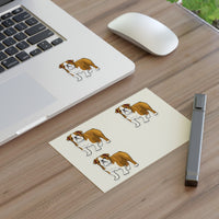 Bulldog Sticker Sheets, 2 Image Sizes, 3 Image Surfaces, Water Resistant Vinyl, FREE Shipping, Made in USA!!