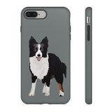 Border Collie Tough Cell Phone Cases, iPhone, Samsung, 2 Layer Case, Impact Resistant, Photographic Print Quality, FREE Shipping, Made in the USA!!