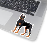 Doberman Pinscher Kiss-Cut Stickers