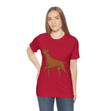 Rhodesian Ridgeback Unisex Jersey Short Sleeve Tee, S - 3XL, 16 Colors, Light Fabric Cotton, FREE Shipping, Made in USA!!