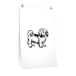 Shih Tzu Premium Matte vertical posters