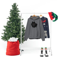 Black Pomeranian Unisex Heavy Blend™ Hooded Sweatshirt, S - 3XL, 6 Colors, Cotton/Polyester, FREE Shipping, Made in USA!!