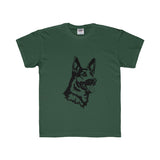 German Shepherd Kids Regular Fit Tee