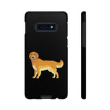Golden Retriever Cell Phone Cases, Samsung, iPhone, Google, Impact Resistant, Dual Layer for Protection, FREE Shipping, Made in USA!!