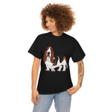 Basset Hound Unisex Heavy Cotton Tee, S - 5XL, 12 Colors, 100% Cotton, FREE  Shipping, Made in USA!!